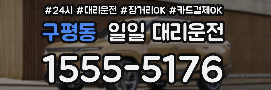 구평동 일일 대리운전