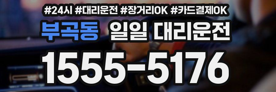 부곡동 일일 대리운전