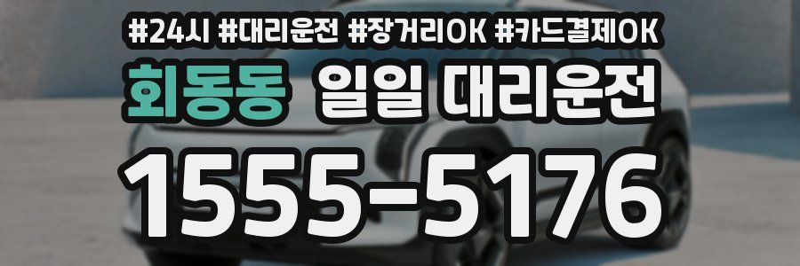 회동동 일일 대리운전