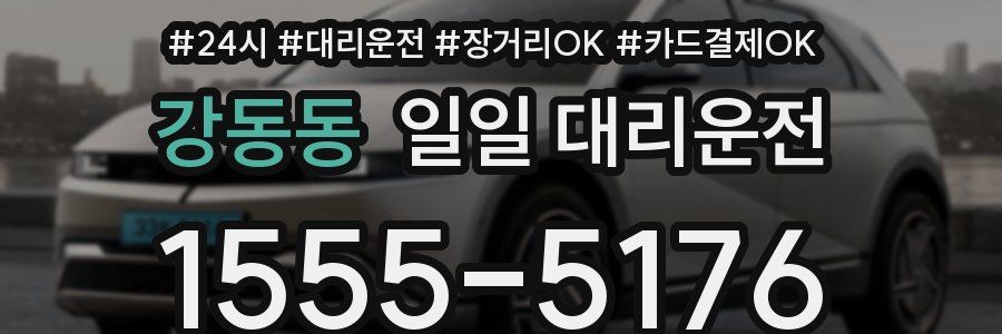 강동동 일일 대리운전