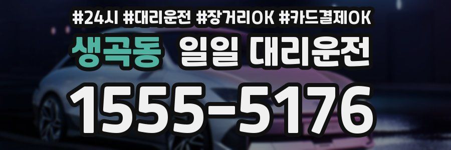 생곡동 일일 대리운전