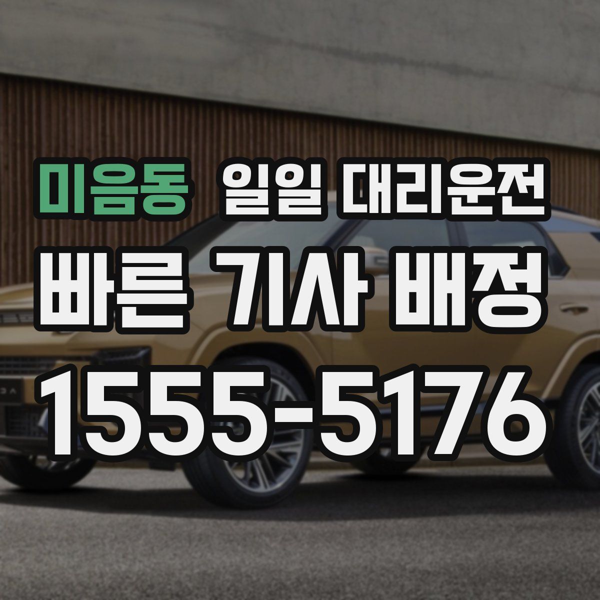 미음동 일일 대리운전
