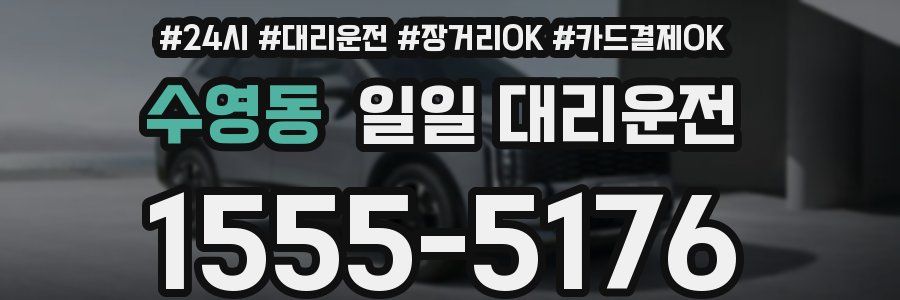 수영동 일일 대리운전