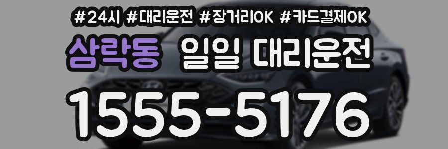 삼락동 일일 대리운전