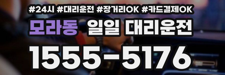모라동 일일 대리운전
