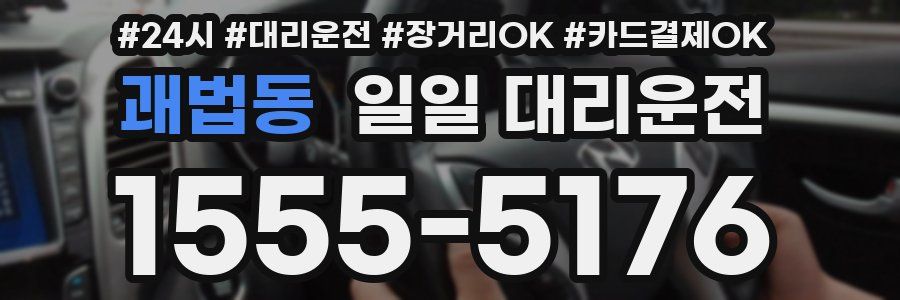 괘법동 일일 대리운전