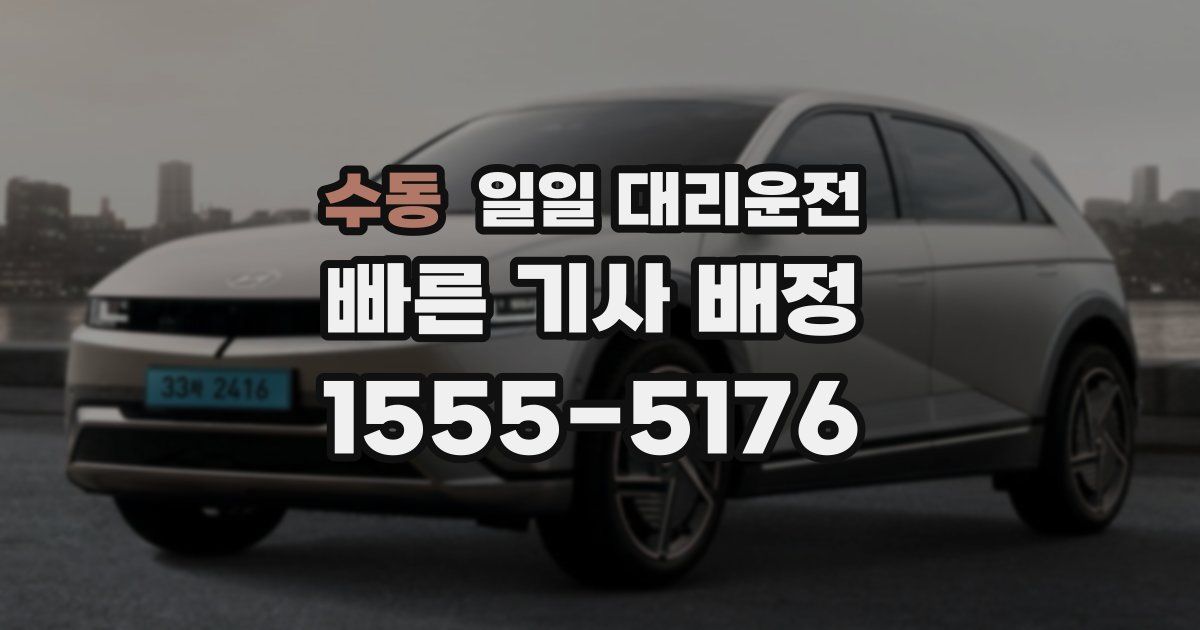 수동 일일 대리운전