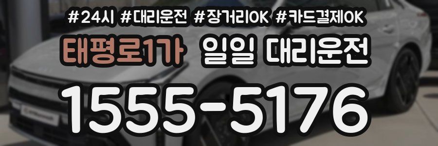 태평로1가 일일 대리운전