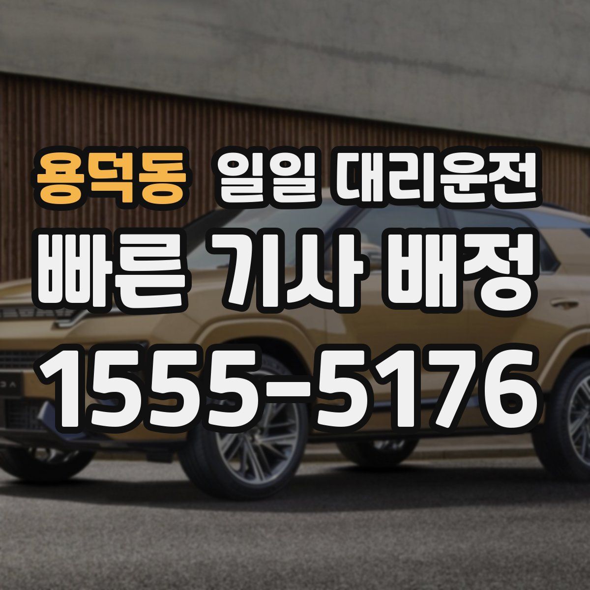 용덕동 일일 대리운전