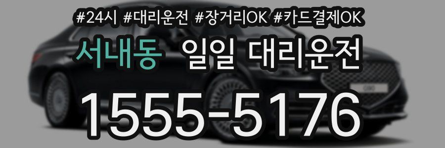 서내동 일일 대리운전