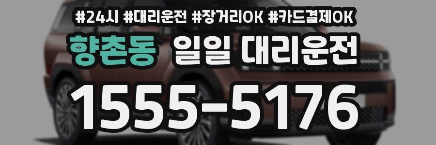 향촌동 일일 대리운전