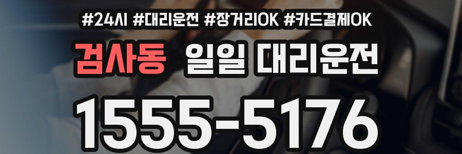 검사동 일일 대리운전