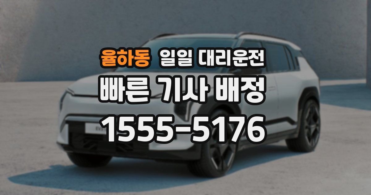 율하동 일일 대리운전