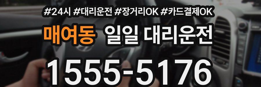 매여동 일일 대리운전