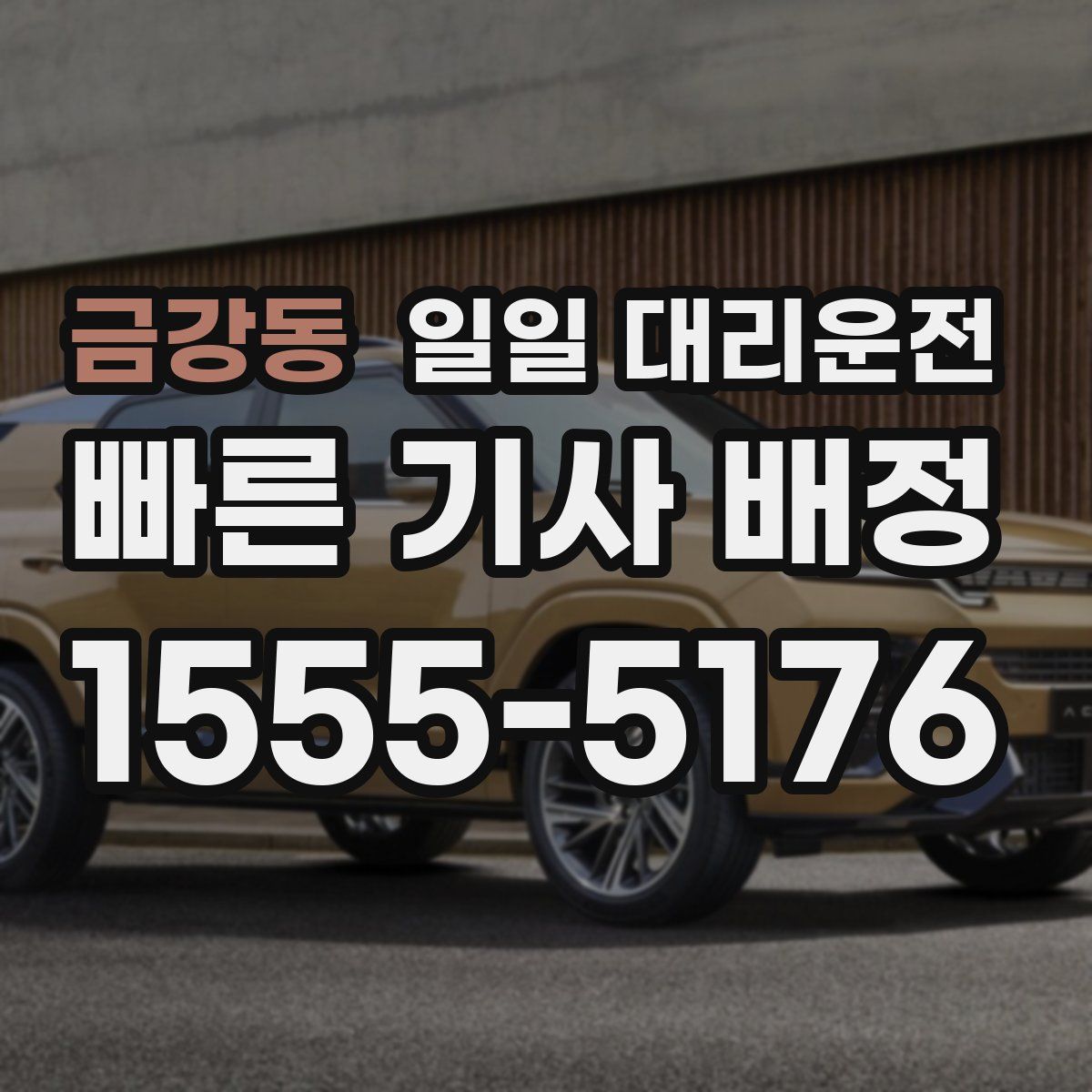 금강동 일일 대리운전
