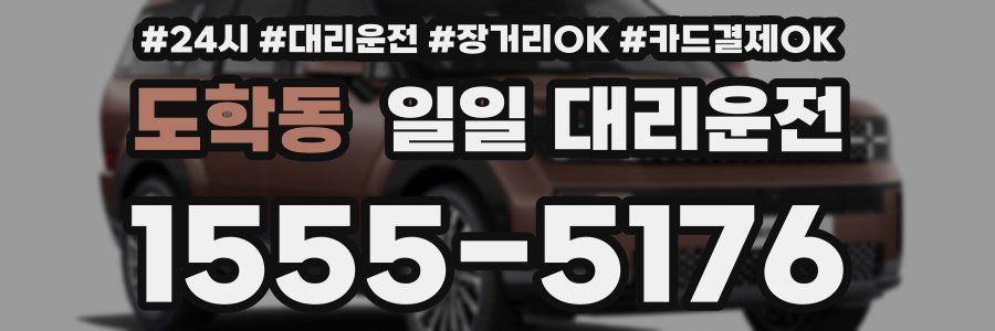 도학동 일일 대리운전