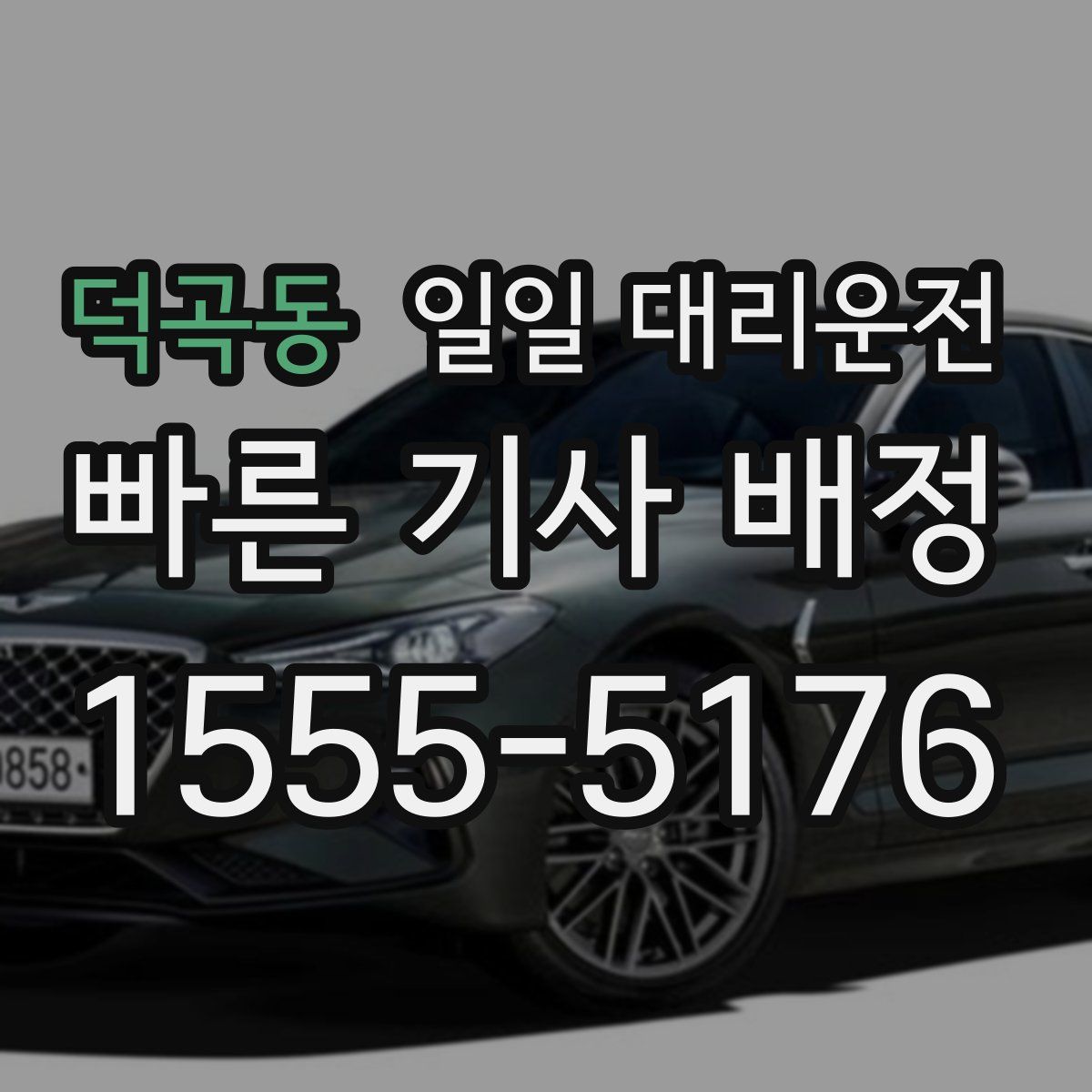 덕곡동 일일 대리운전