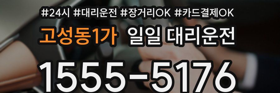 고성동1가 일일 대리운전