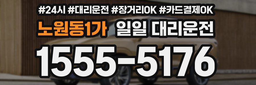 노원동1가 일일 대리운전