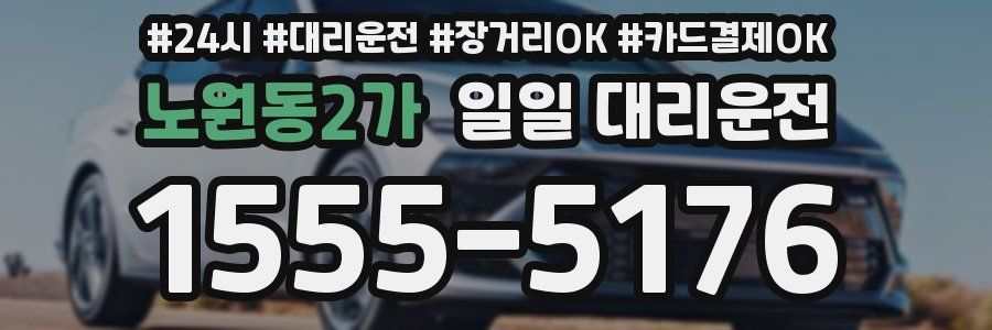 노원동2가 일일 대리운전