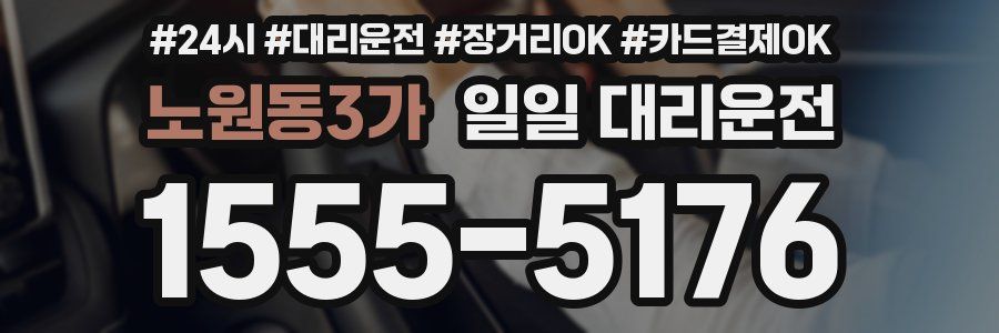 노원동3가 일일 대리운전