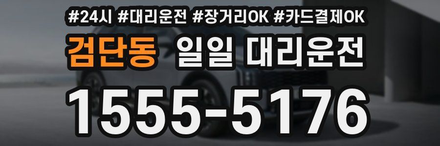 검단동 일일 대리운전