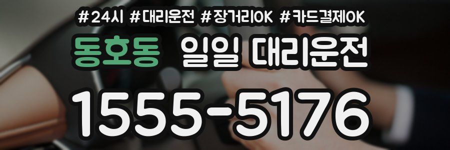 동호동 일일 대리운전