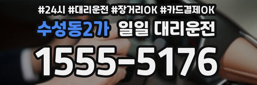 수성동2가 일일 대리운전