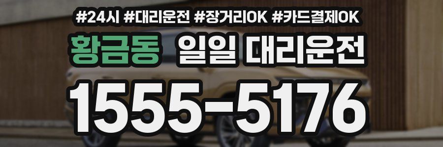 황금동 일일 대리운전