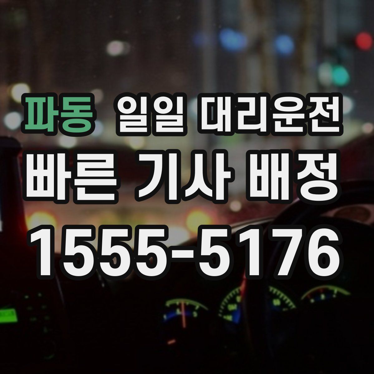 파동 일일 대리운전