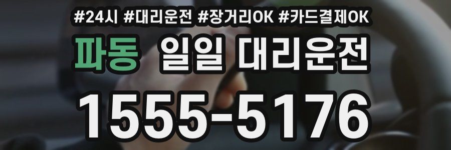 파동 일일 대리운전