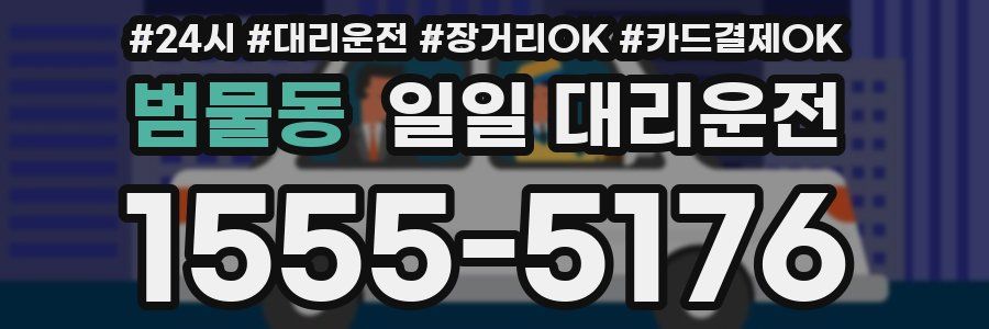 범물동 일일 대리운전