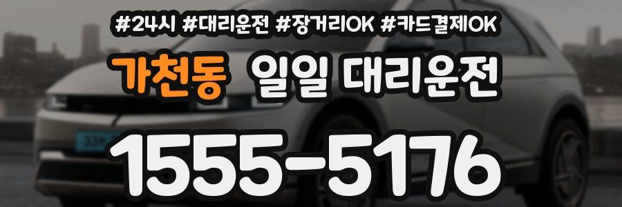 가천동 일일 대리운전