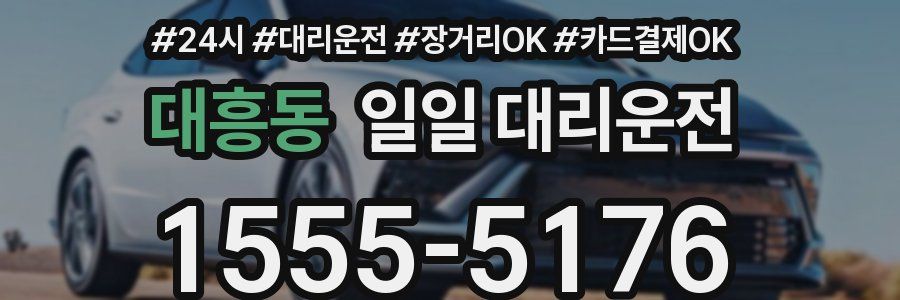 대흥동 일일 대리운전