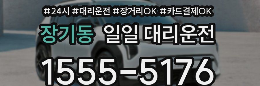 장기동 일일 대리운전