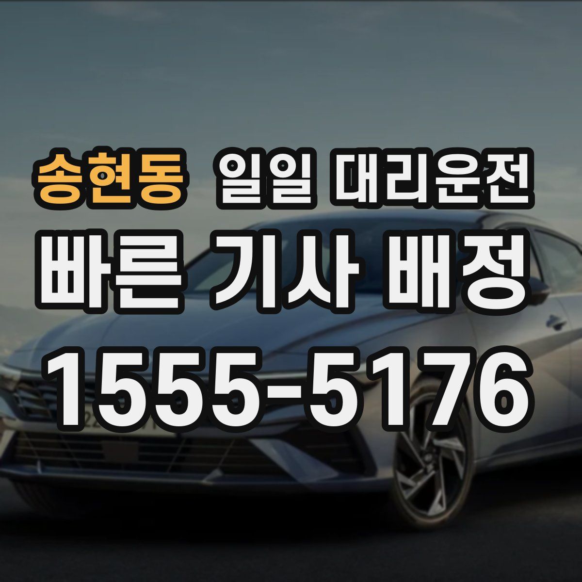 송현동 일일 대리운전