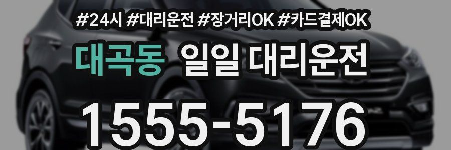 대곡동 일일 대리운전