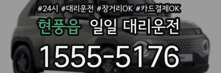 현풍읍 일일 대리운전