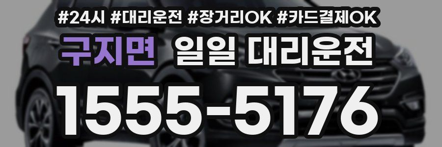 구지면 일일 대리운전