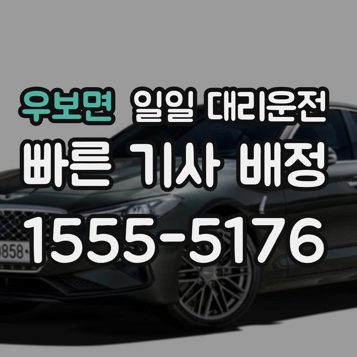 우보면 일일 대리운전