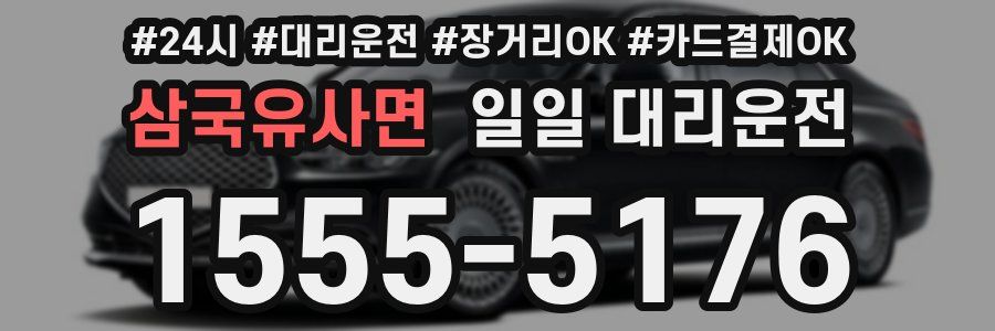 삼국유사면 일일 대리운전