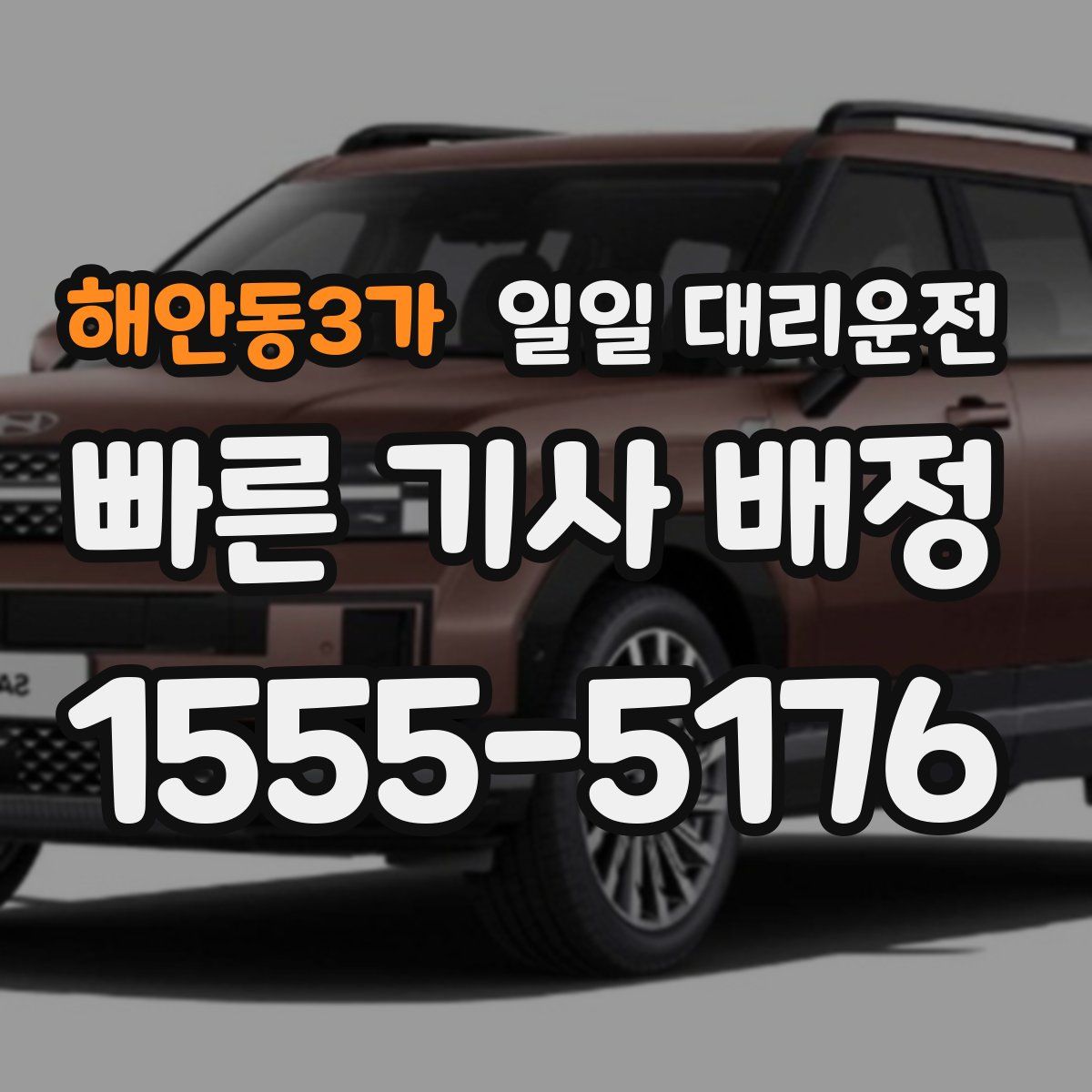 해안동3가 일일 대리운전