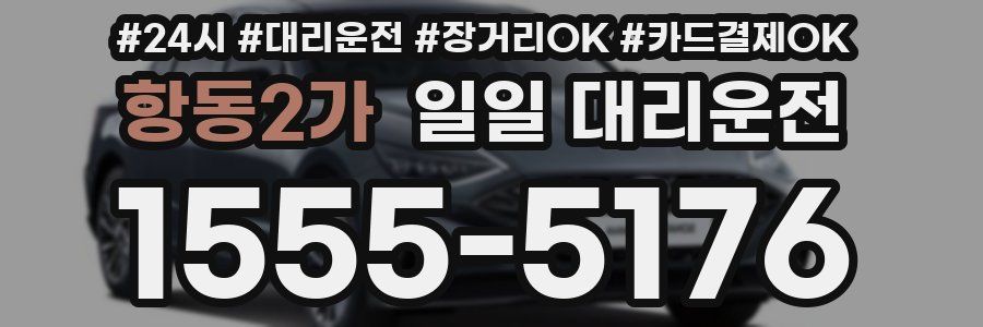 항동2가 일일 대리운전