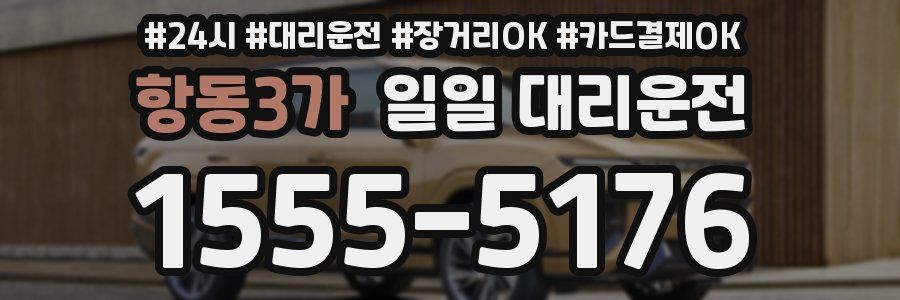 항동3가 일일 대리운전