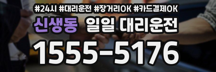 신생동 일일 대리운전