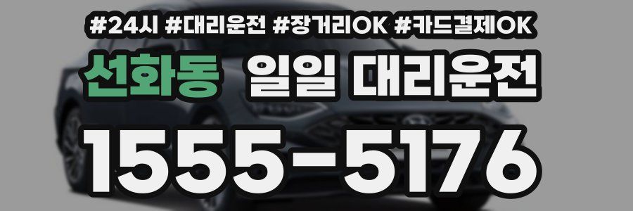선화동 일일 대리운전
