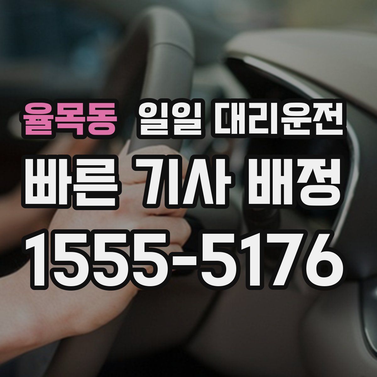 율목동 일일 대리운전