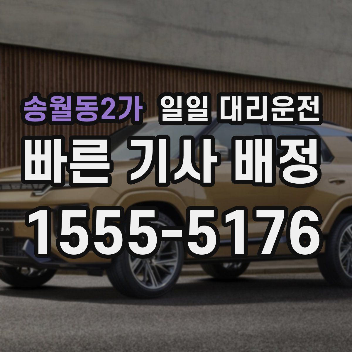 송월동2가 일일 대리운전