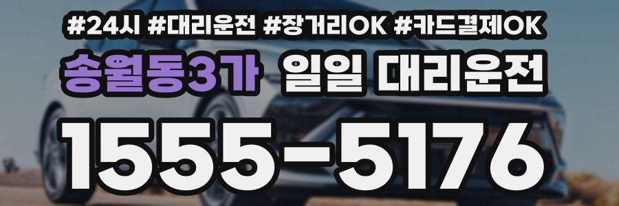 송월동3가 일일 대리운전