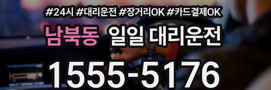 남북동 일일 대리운전